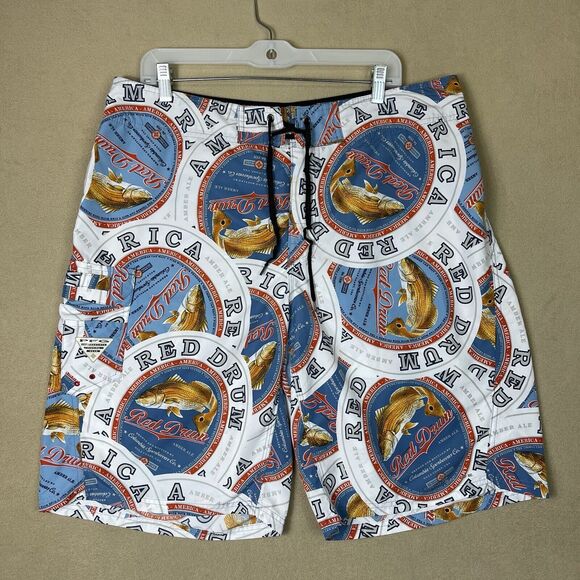 Columbia Shorts Adult 36 Multicolor PFG Fishing Swim Trunk Board Shorts Mens‎ - Picture 1 of 14